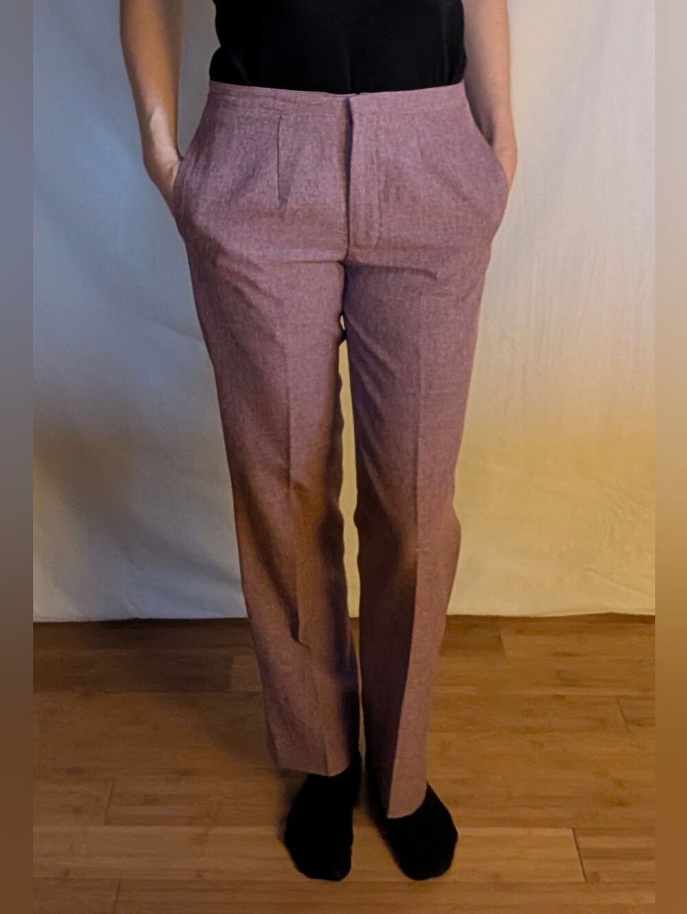 Vintage Tailored Pink Dress Pants